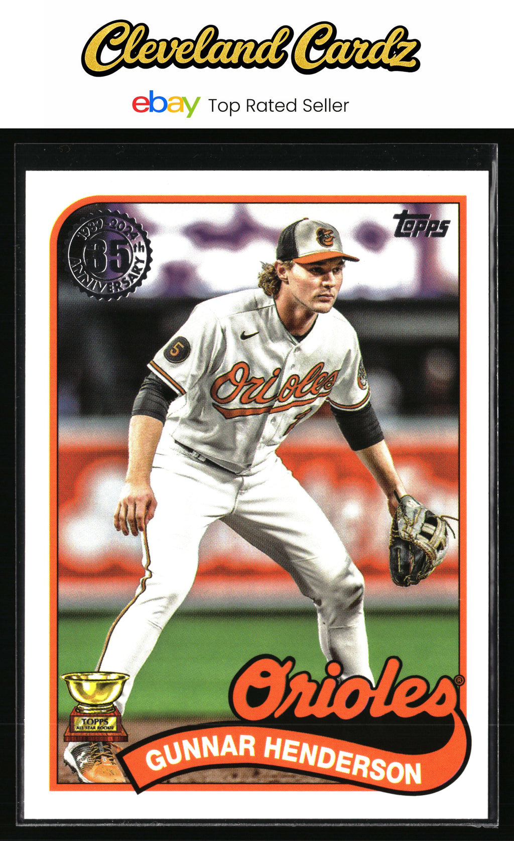 2024 Topps #89B2-10 Gunnar Henderson 1989 Topps Baseball 35th Anniversary