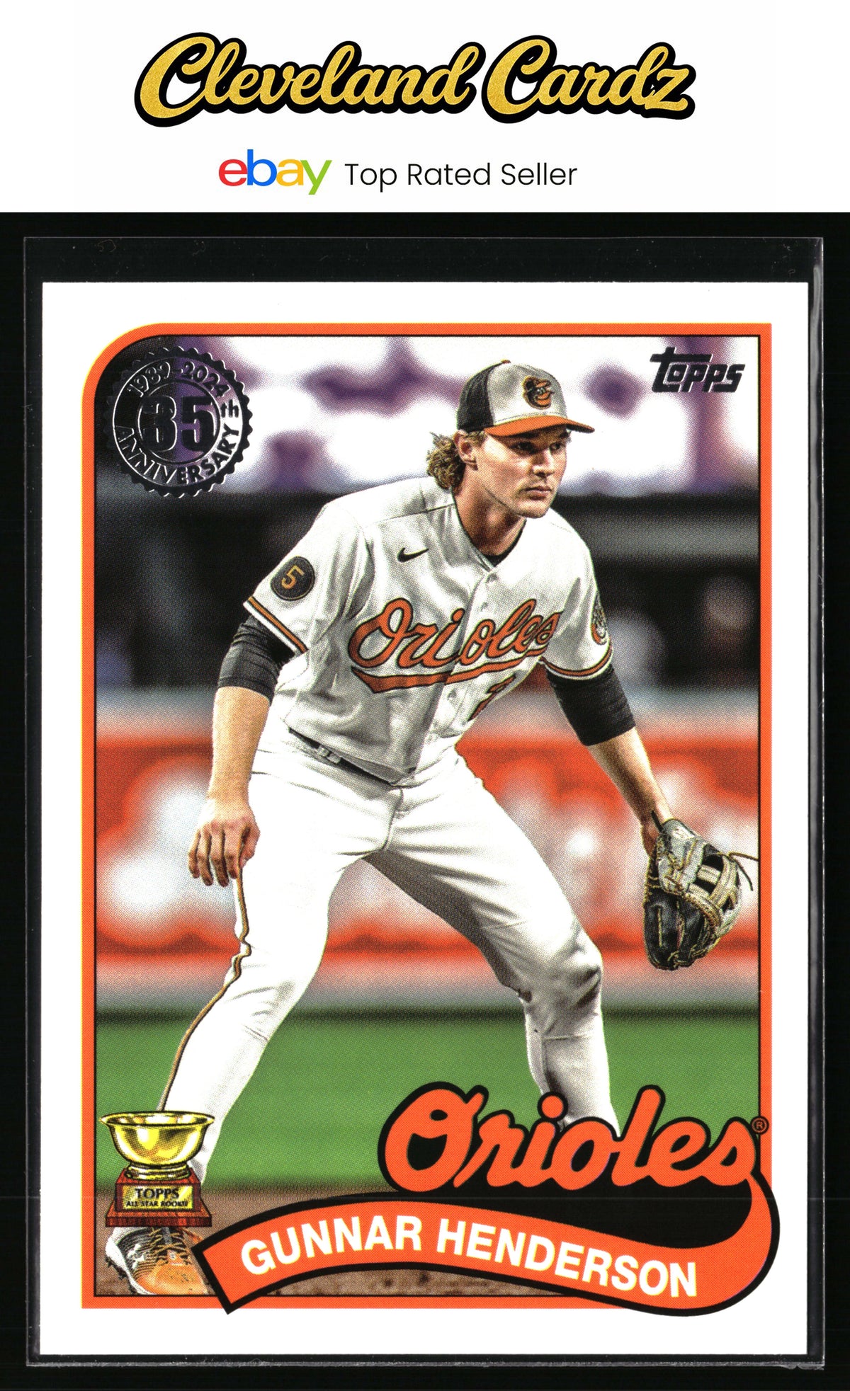 2024 Topps #89B2-10 Gunnar Henderson 1989 Topps Baseball 35th Anniversary