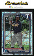 2024 Bowman Chrome #BCP-245 Paulino Santana Prospects Mojo Refractor