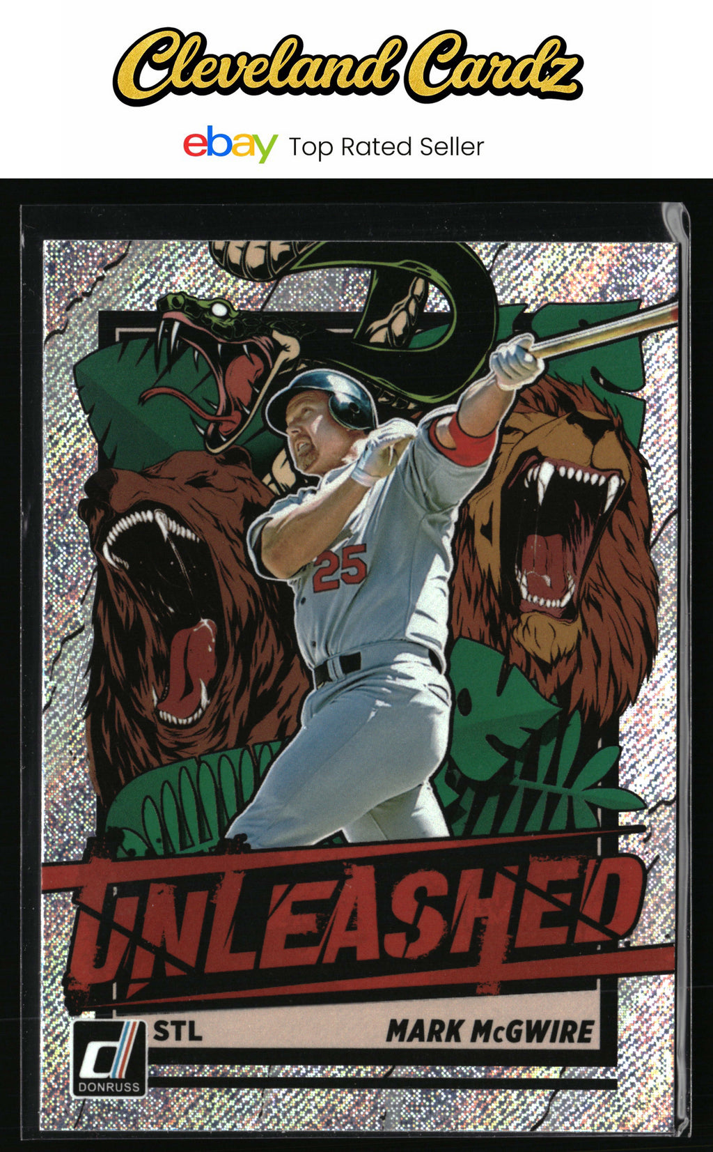 2021 Donruss #UNL19 Mark McGwire Unleashed Rapture