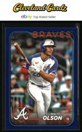 2024 Topps #350 Matt Olson Royal Blue