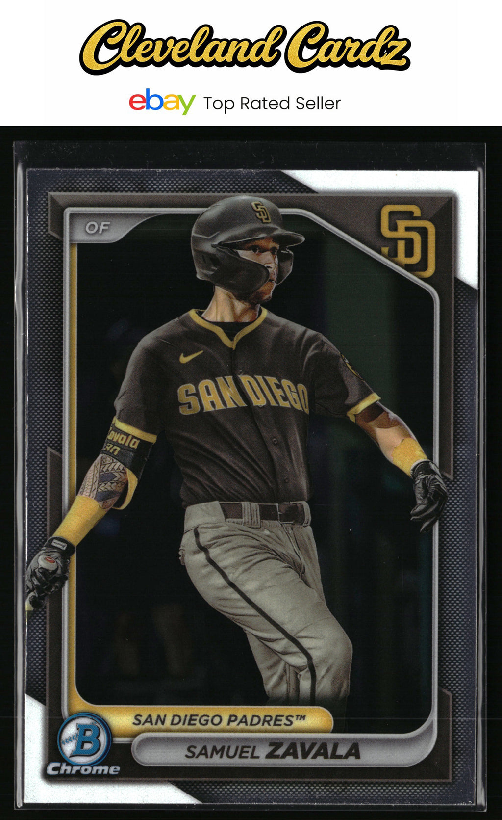 2024 Bowman #BCP-57 Samuel Zavala Chrome Prospects