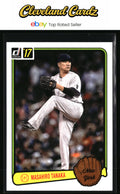 2017 Donruss #RV-23 Masahiro Tanaka Retro Variations 1983 Magenta Back