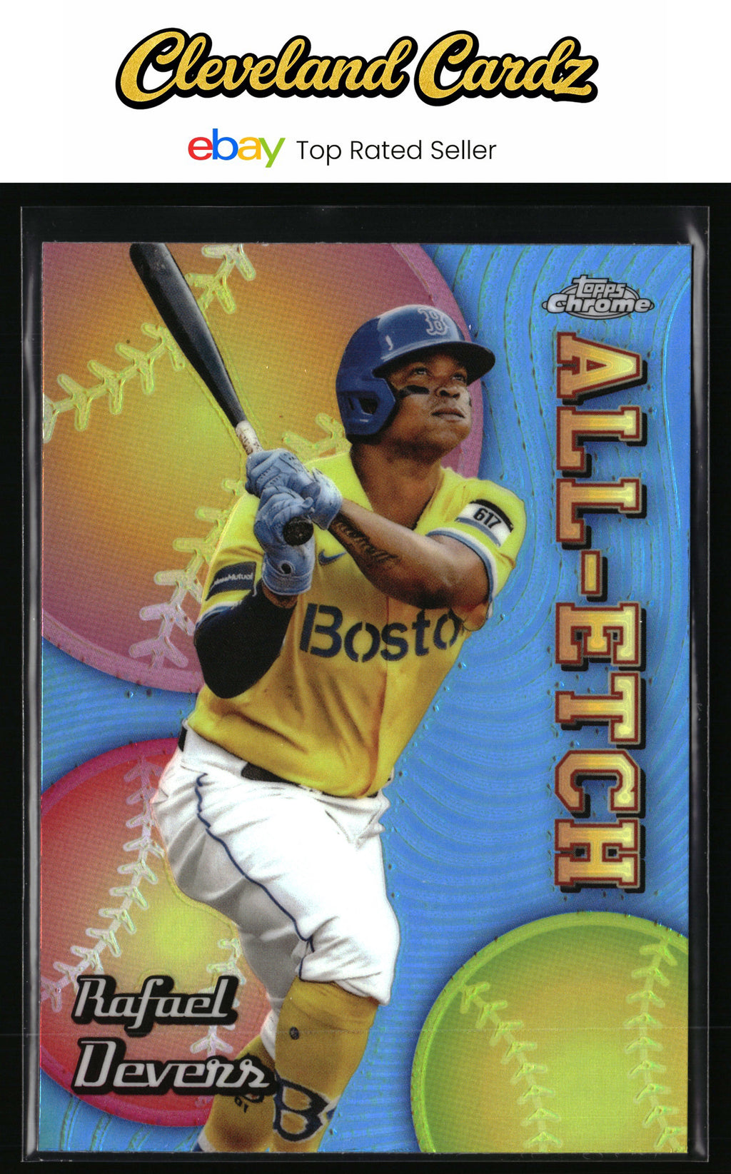2024 Topps Chrome #CAE-5 Rafael Devers Chrome All-Etch