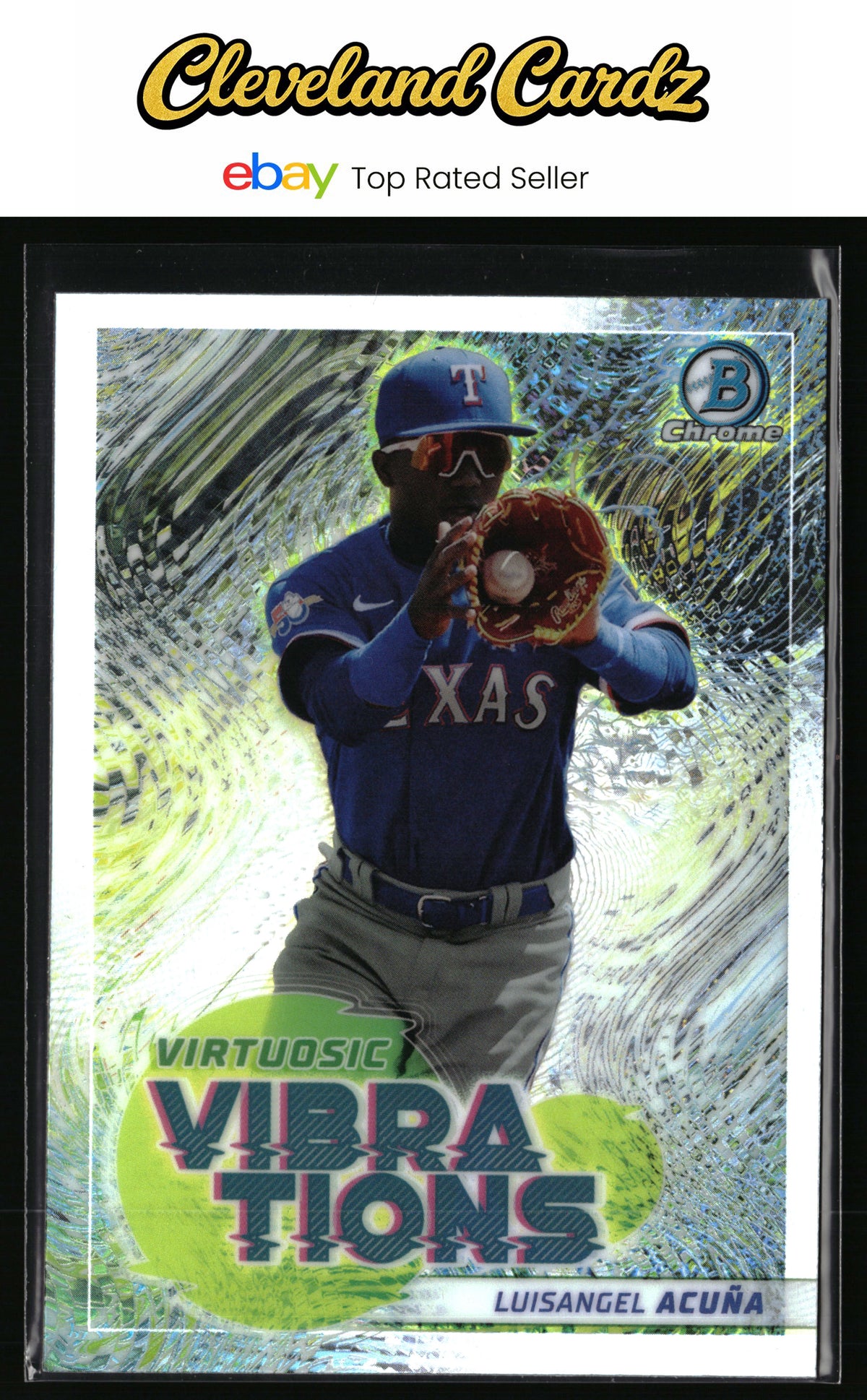 2022 Bowman #VV-19 Luisangel Acuña Virtuosic Vibrations
