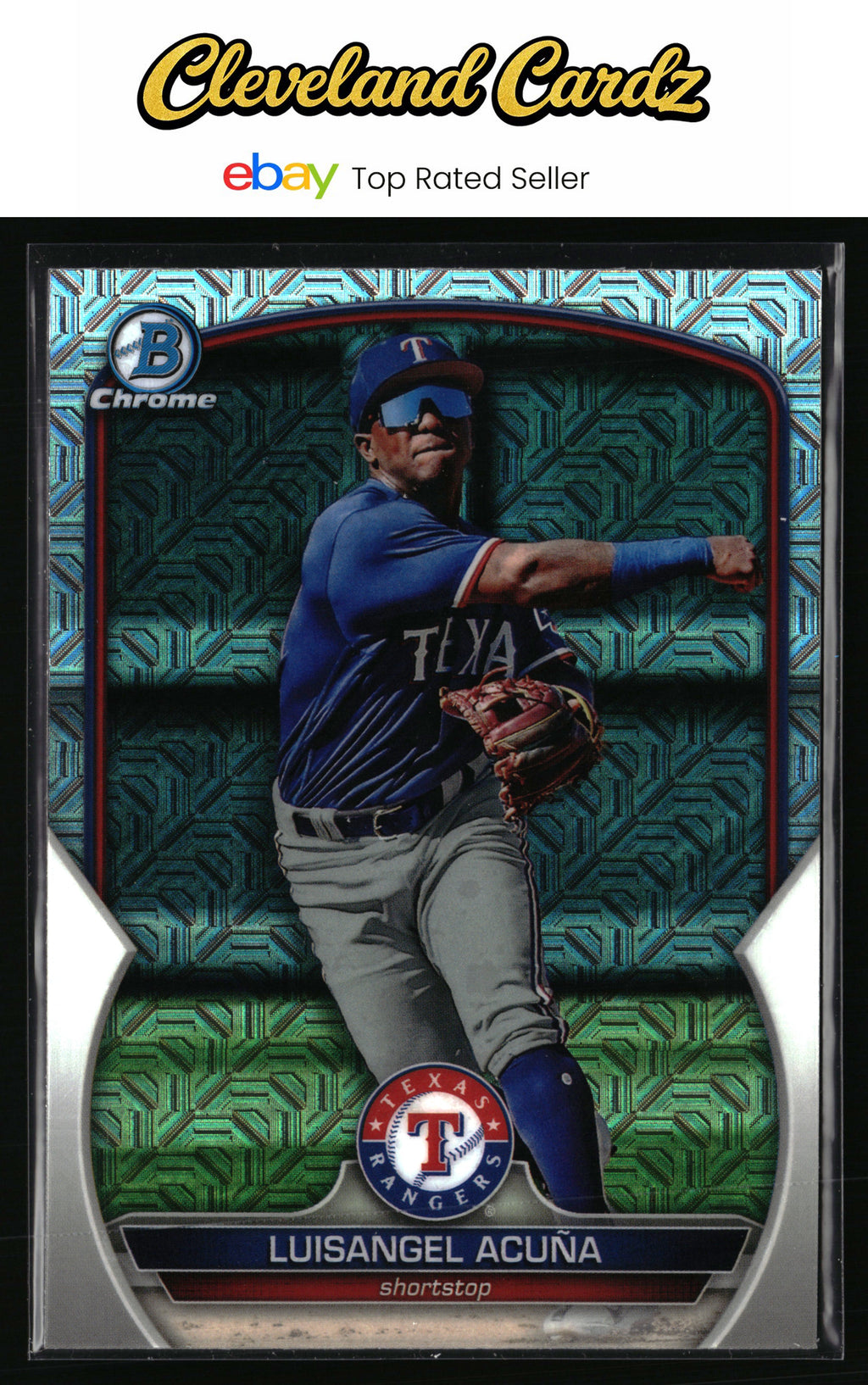 2023 Bowman Chrome #BCP-230 Luisangel Acuña Prospects Mojo Refractor