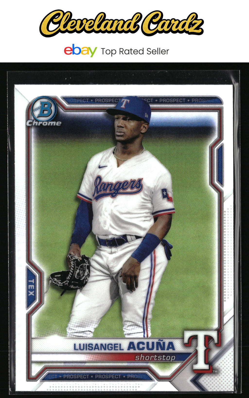 2021 Bowman Draft #BDC-81 Luisangel Acuña Chrome Refractor