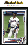 2021 Bowman Draft #BDC-81 Luisangel Acuña Chrome Refractor