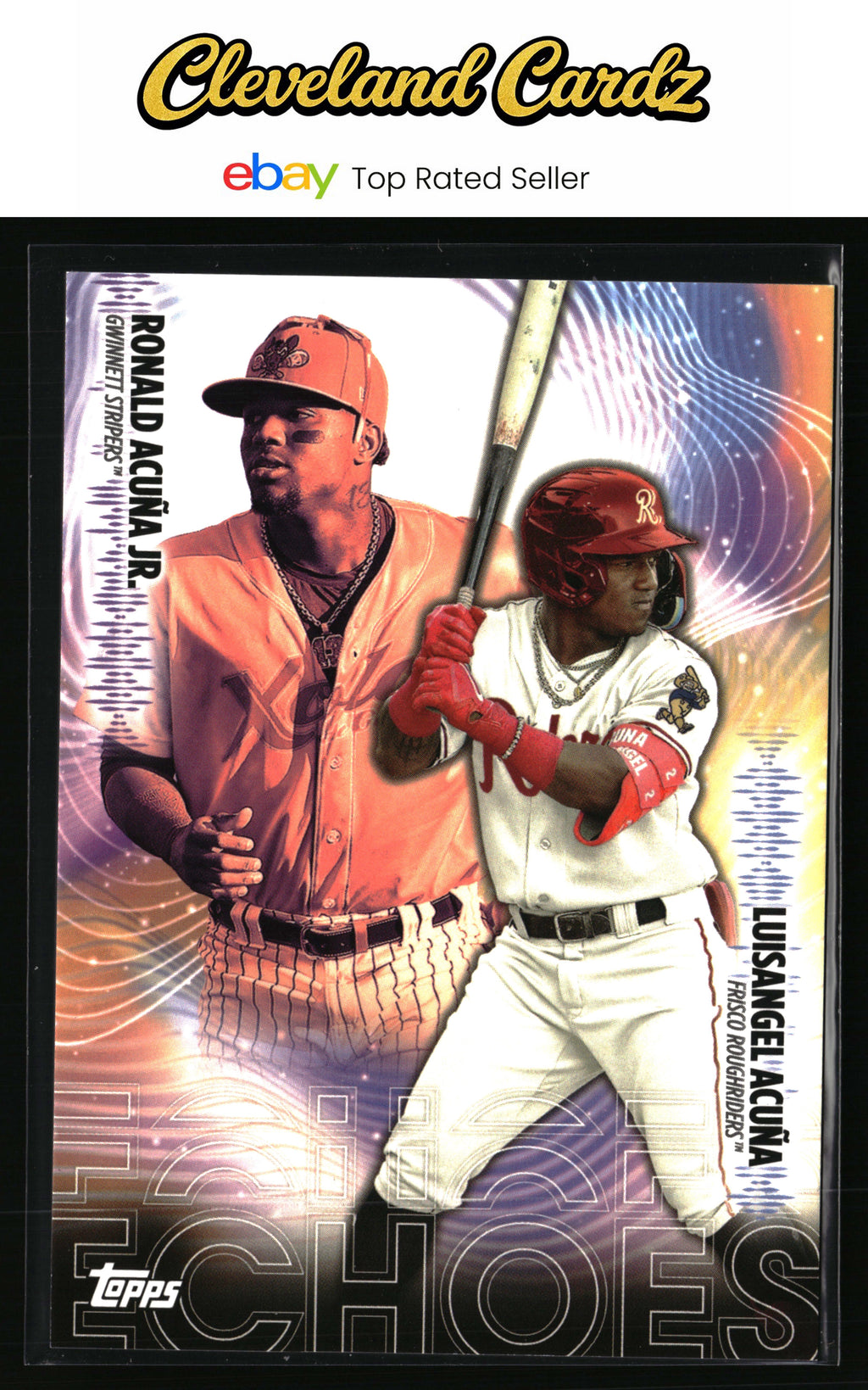 2023 Topps Pro Debut #PDE-2 Ronald Acuña Jr./Luisangel Acuña Pro Debut Echoes