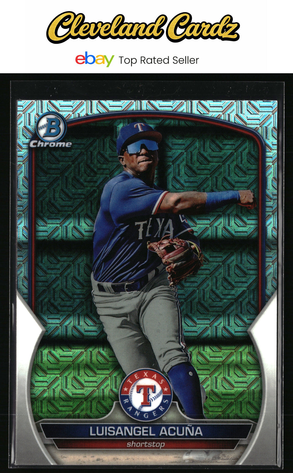 2023 Bowman Chrome #BCP-230 Luisangel Acuña Prospects Mojo Refractor