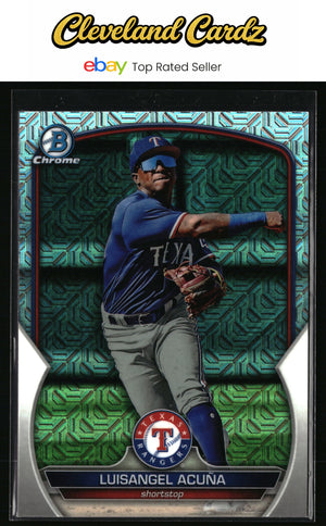 2023 Bowman Chrome #BCP-230 Luisangel Acuña Prospects Mojo Refractor