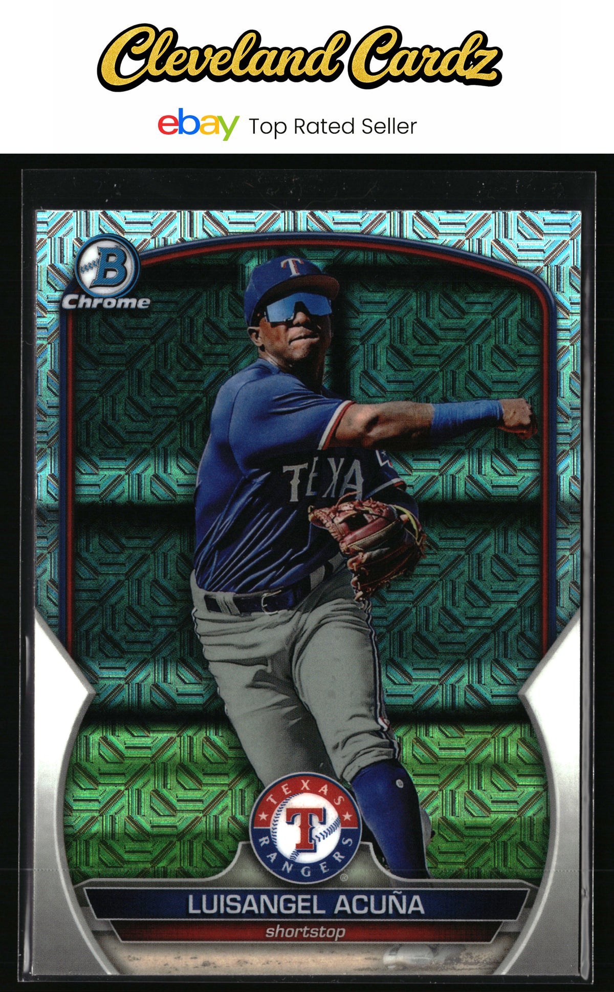 2023 Bowman Chrome #BCP-230 Luisangel Acuña Prospects Mojo Refractor