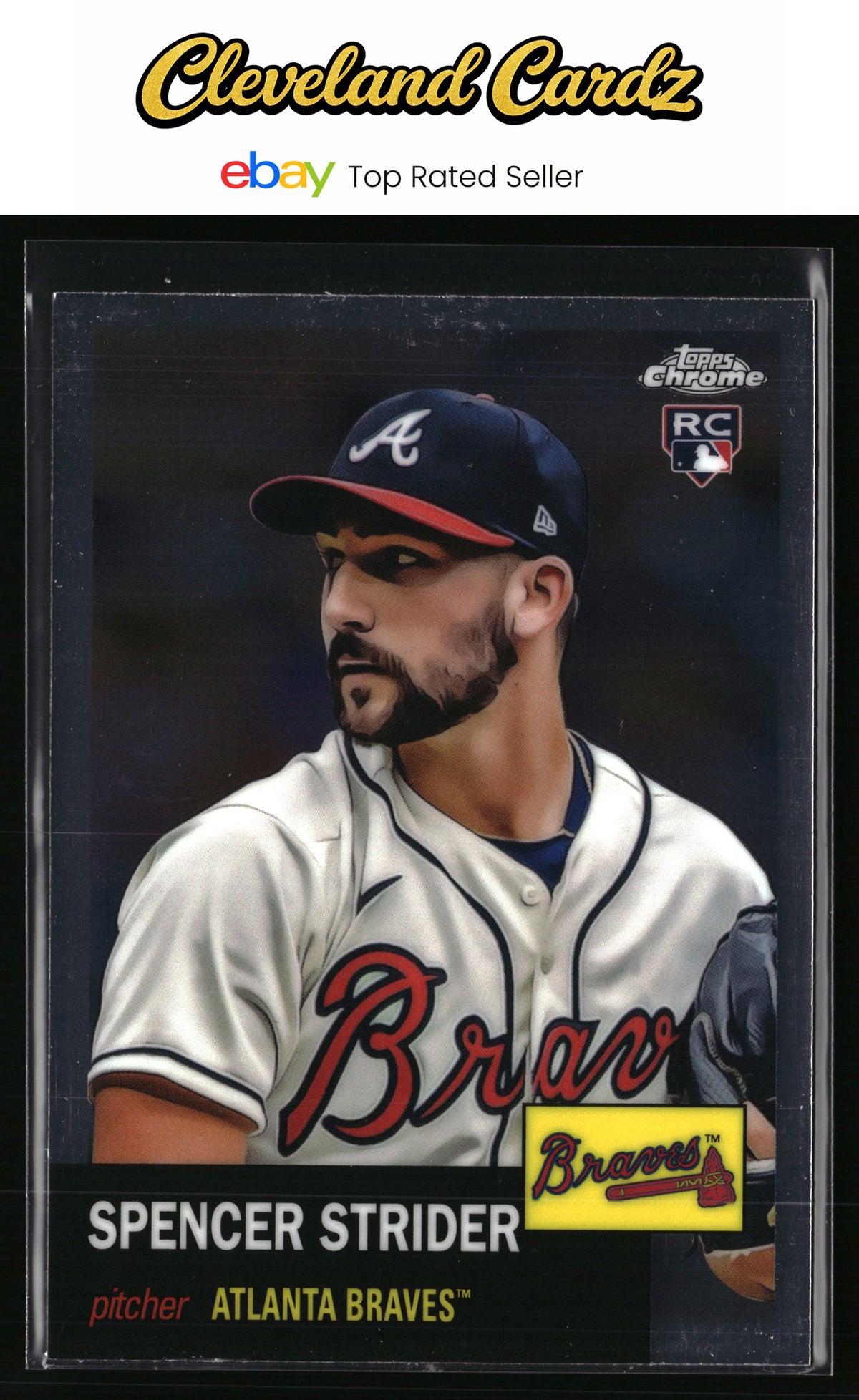 2022 Topps Chrome Platinum Anniversary #186 Spencer Strider
