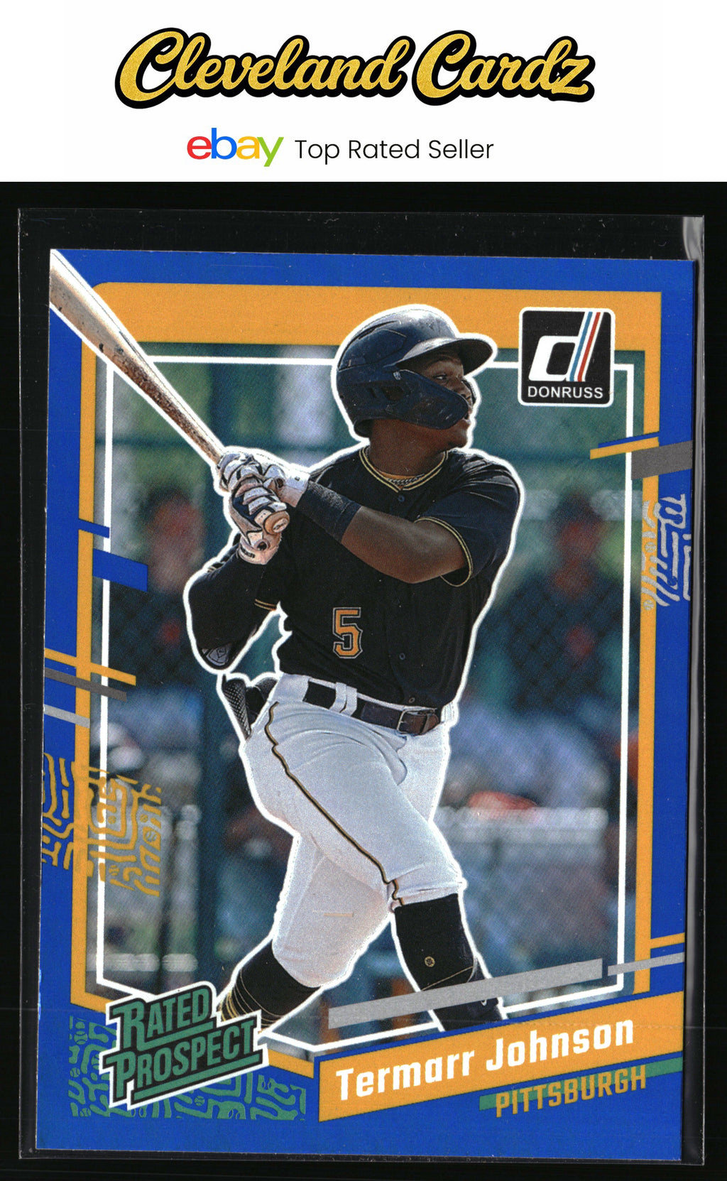 2023 Donruss #31 Termarr Johnson Holo Blue