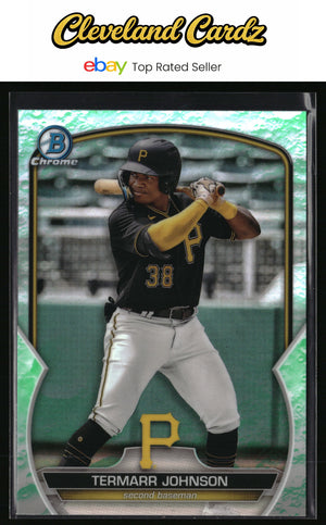 2023 Bowman #BCP-88 Termarr Johnson Chrome Prospects Lunar Glow Refractor