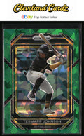 2023 Panini Prizm #126 Termarr Johnson Green Ice Prizm