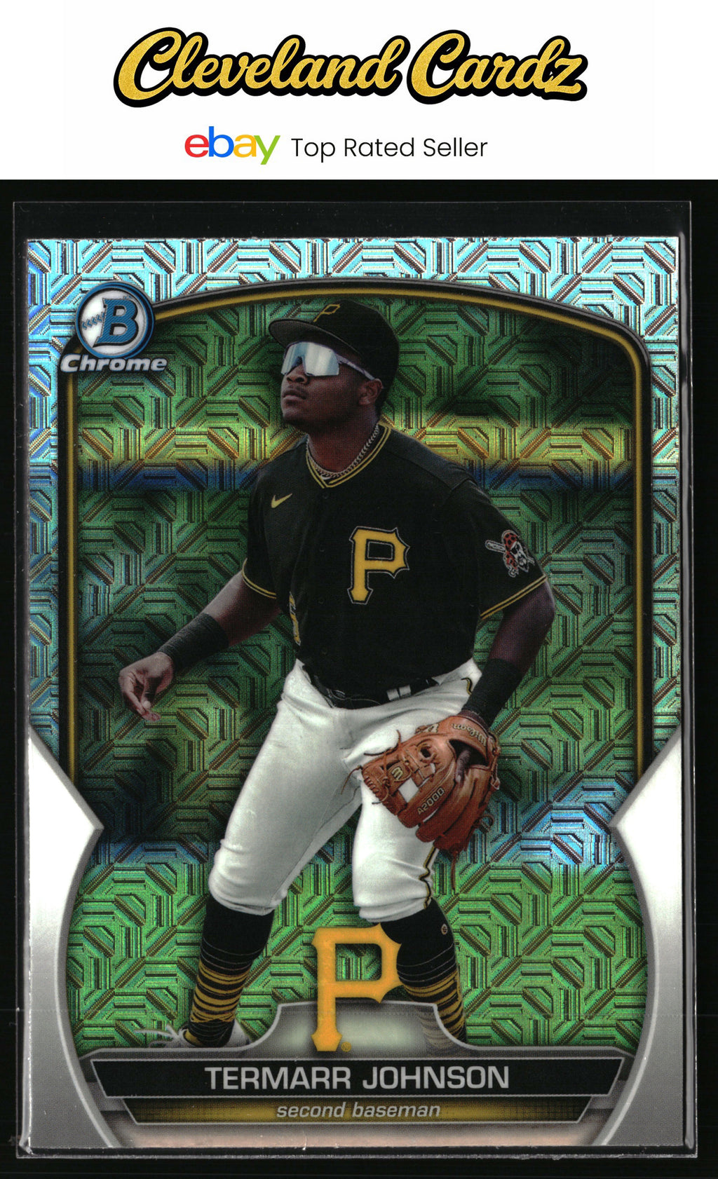 2023 Bowman Chrome #BCP-170 Termarr Johnson Prospects Mojo Refractor
