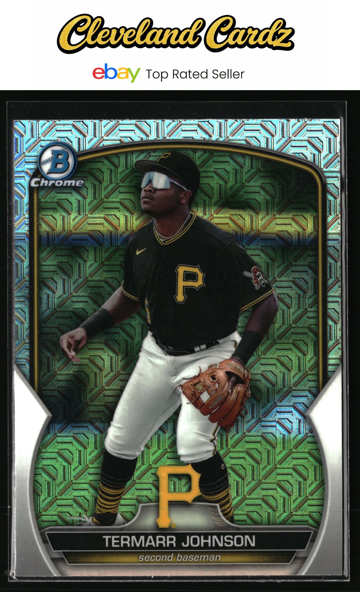 2023 Bowman Chrome #BCP-170 Termarr Johnson Prospects Mojo Refractor