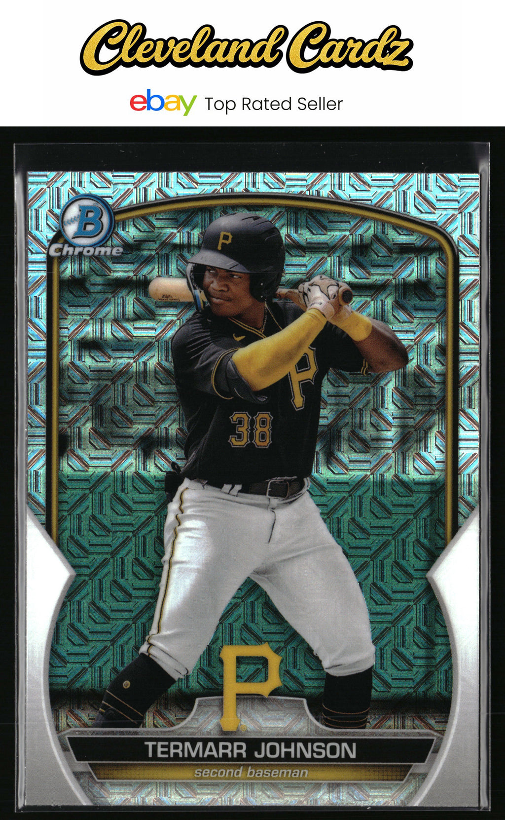 2023 Bowman #BCP-88 Termarr Johnson Chrome Prospects Mojo Refractor