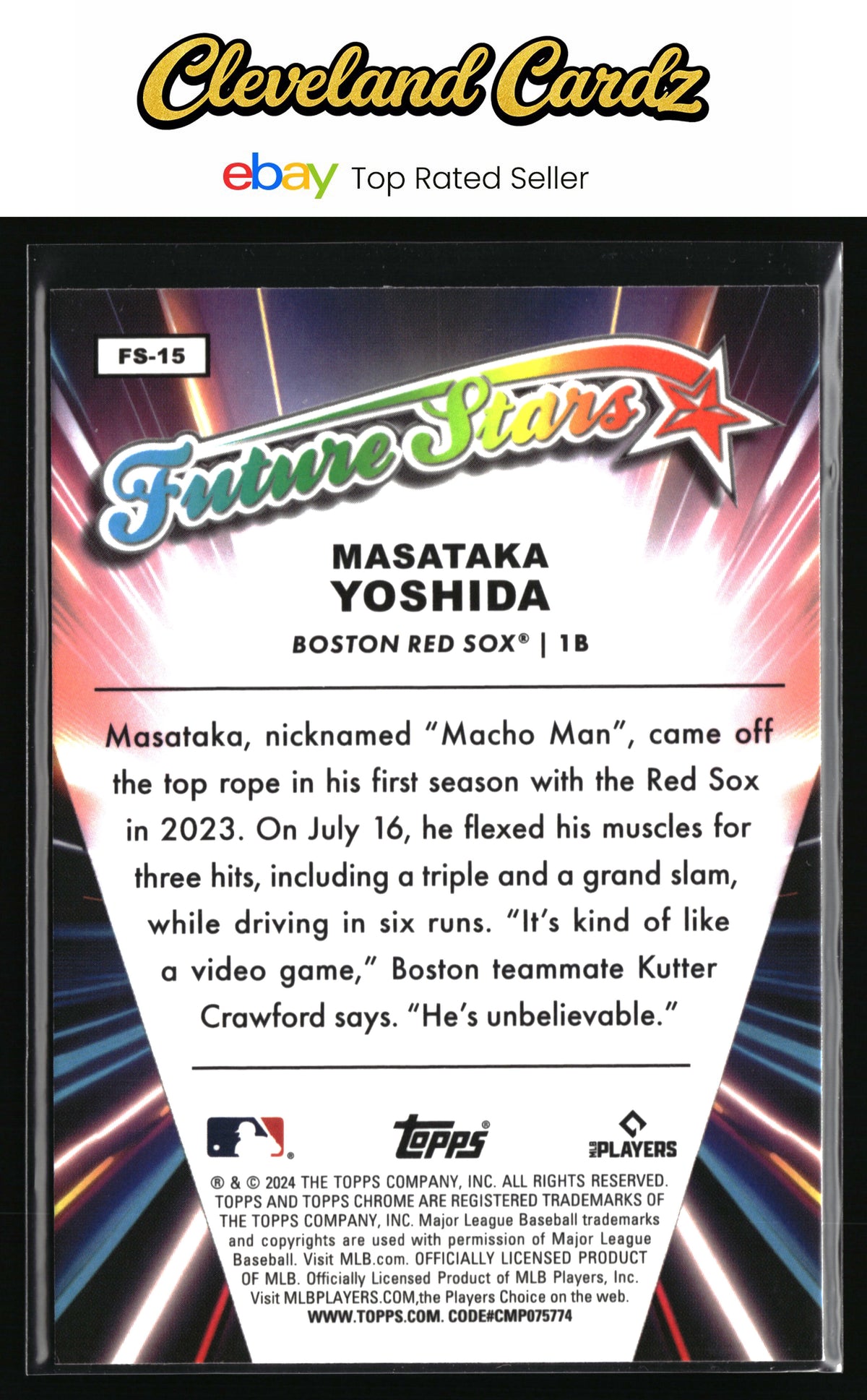 2024 Topps Chrome #FS-15 Masataka Yoshida Future Stars