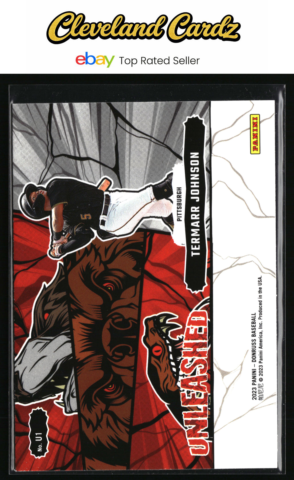 2023 Donruss #U1 Termarr Johnson Unleashed Rapture
