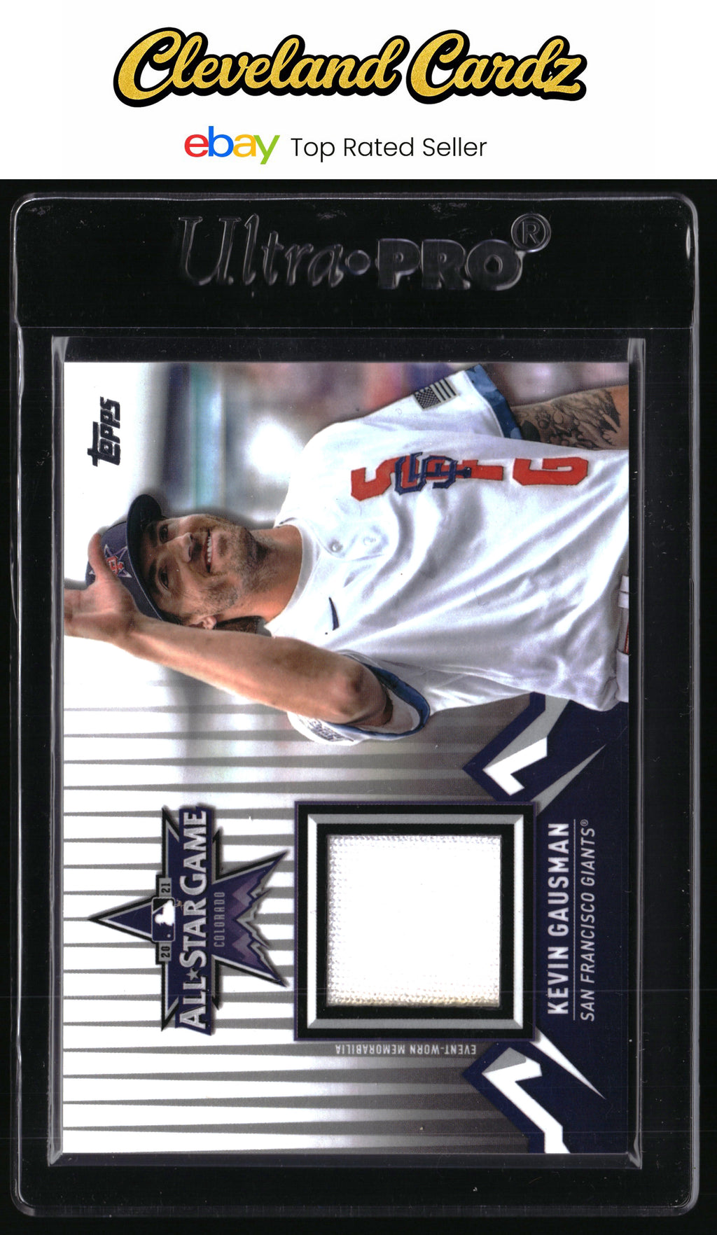 2021 Topps Update #ASSC-KG Kevin Gausman All-Star Stitches