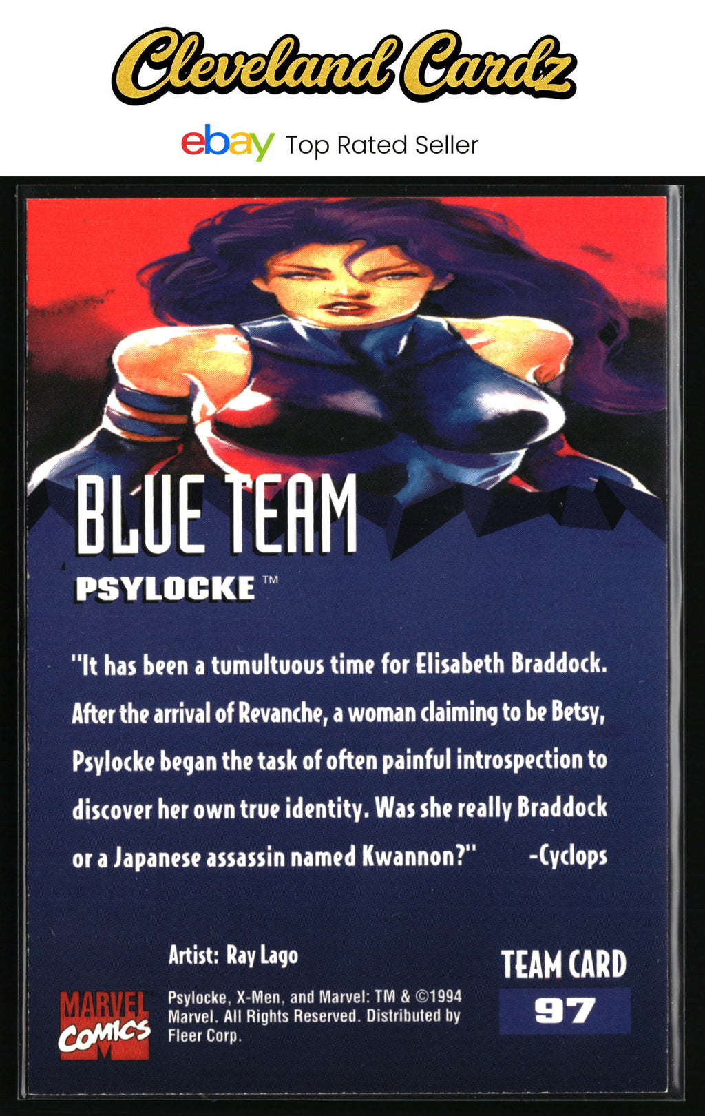 1995 Fleer Ultra X-Men #97 Psylocke