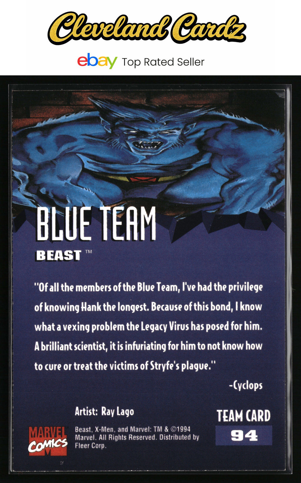 1995 Fleer Ultra X-Men #94 Beast