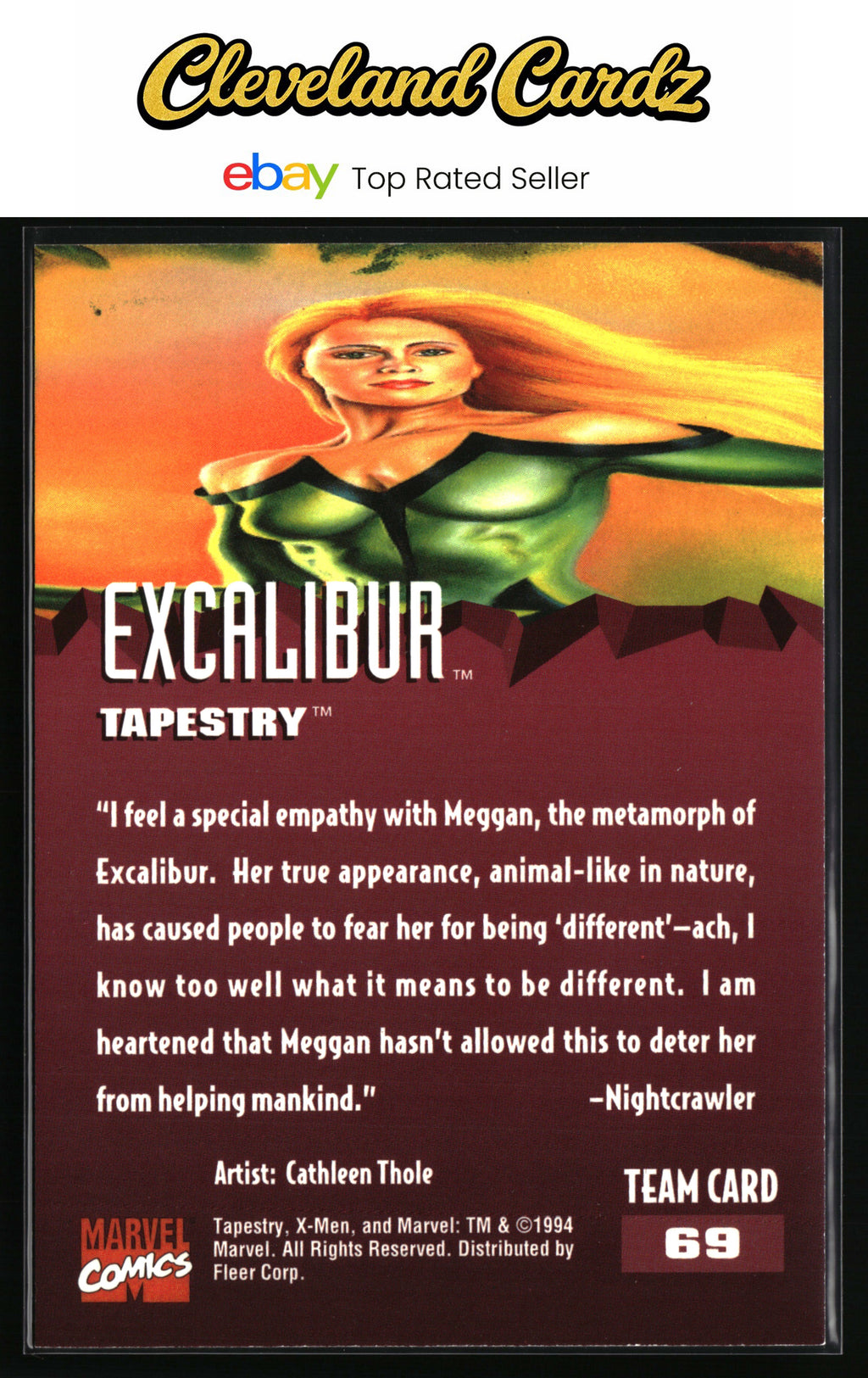 1995 Fleer Ultra X-Men #69 Tapestry