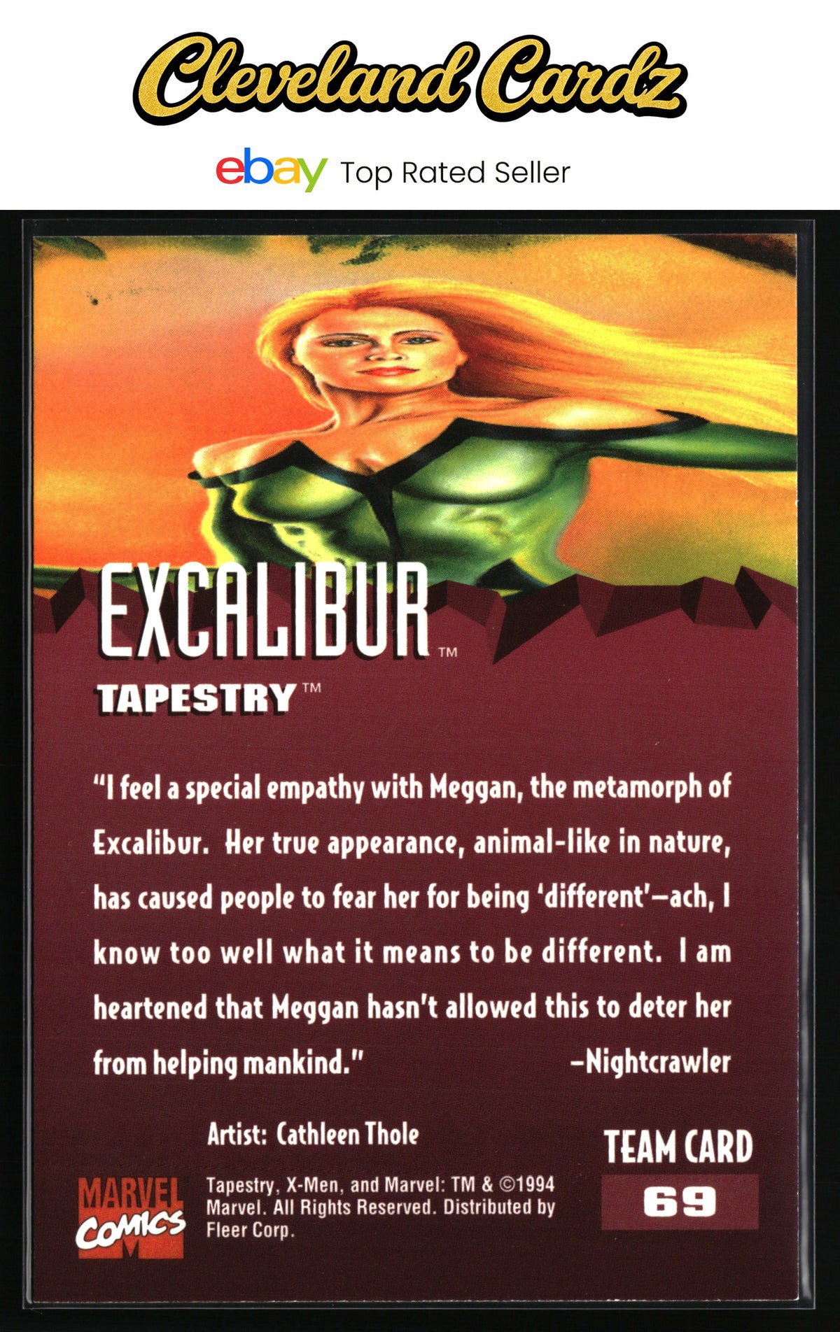 1995 Fleer Ultra X-Men #69 Tapestry