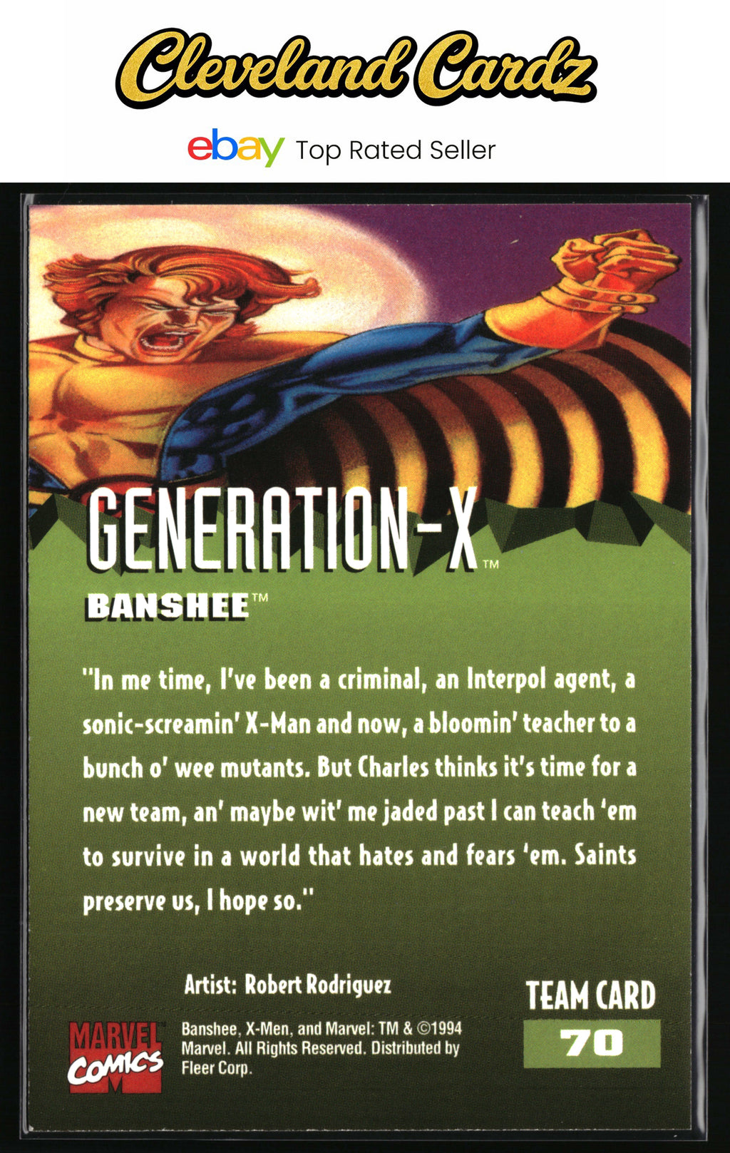 1995 Fleer Ultra X-Men #70 Banshee