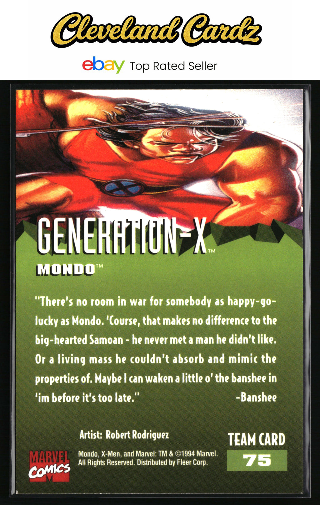 1995 Fleer Ultra X-Men #75 Mondo
