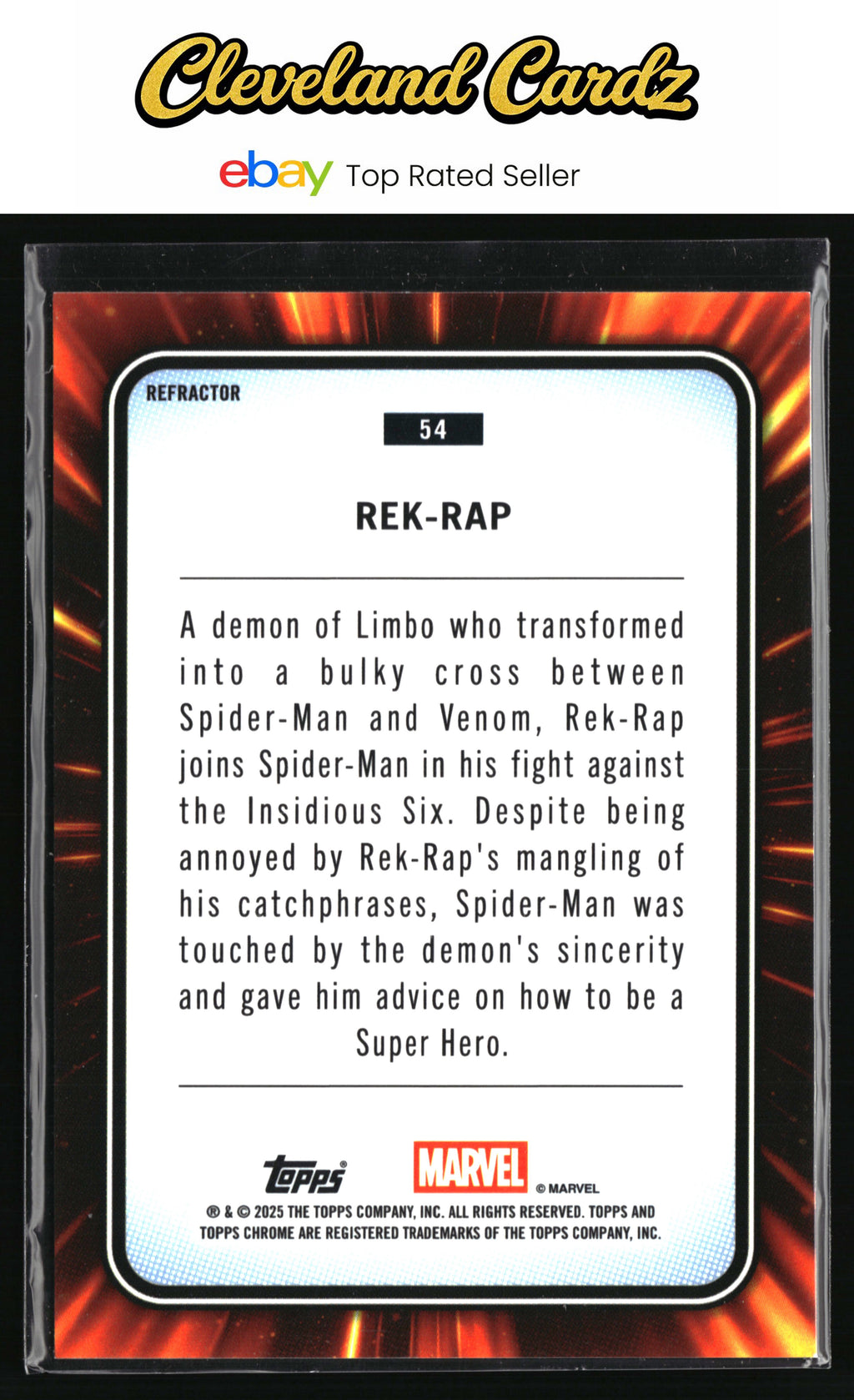 2025 Topps Chrome Marvel #54 Rek-Rap Refractor