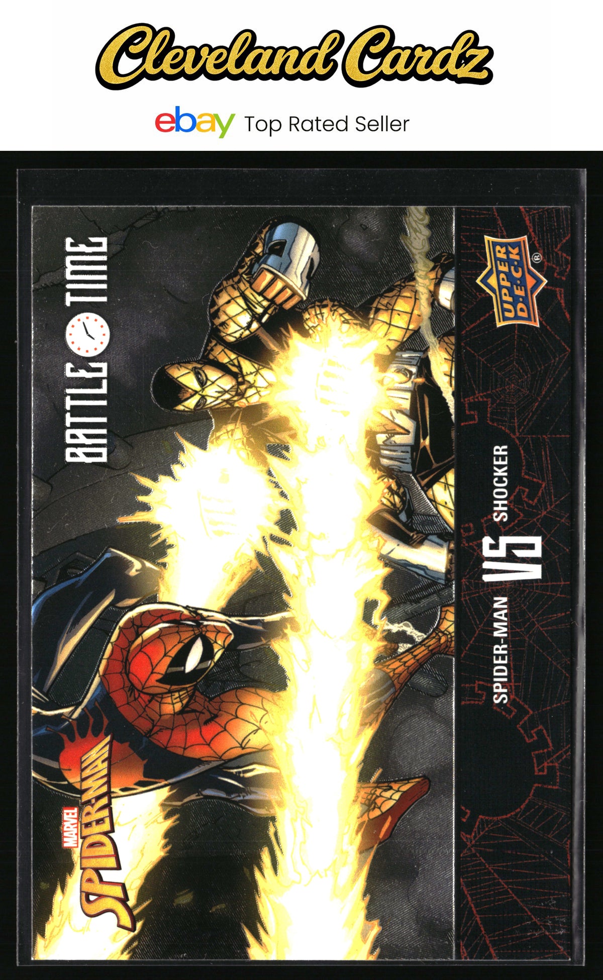 2024 Upper Deck Marvel Spider-Man #BT-22 Spider-Man / Shocker Battle Time