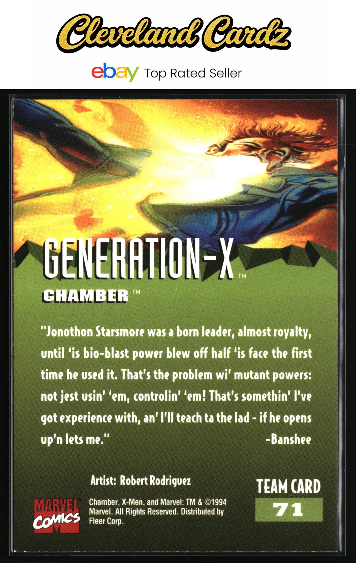 1995 Fleer Ultra X-Men #71 Chamber