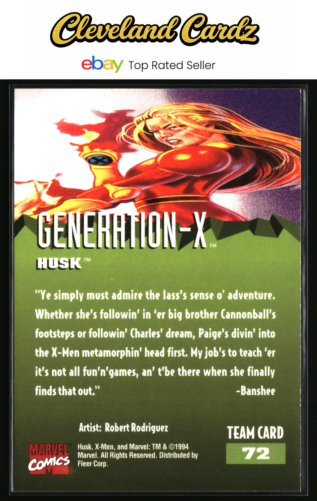 1995 Fleer Ultra X-Men #72 Husk