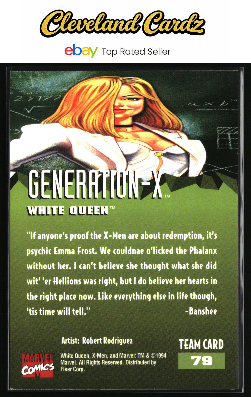 1995 Fleer Ultra X-Men #79 White Queen