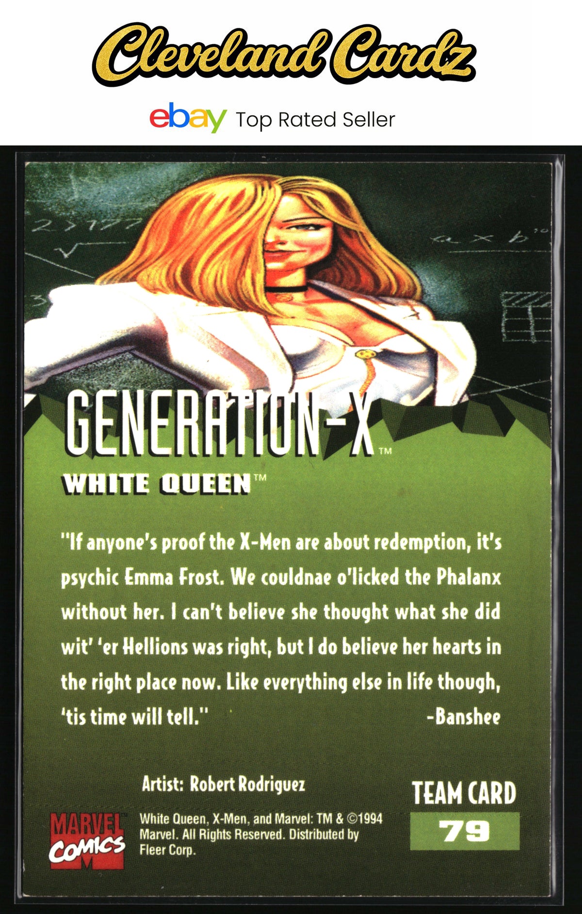 1995 Fleer Ultra X-Men #79 White Queen