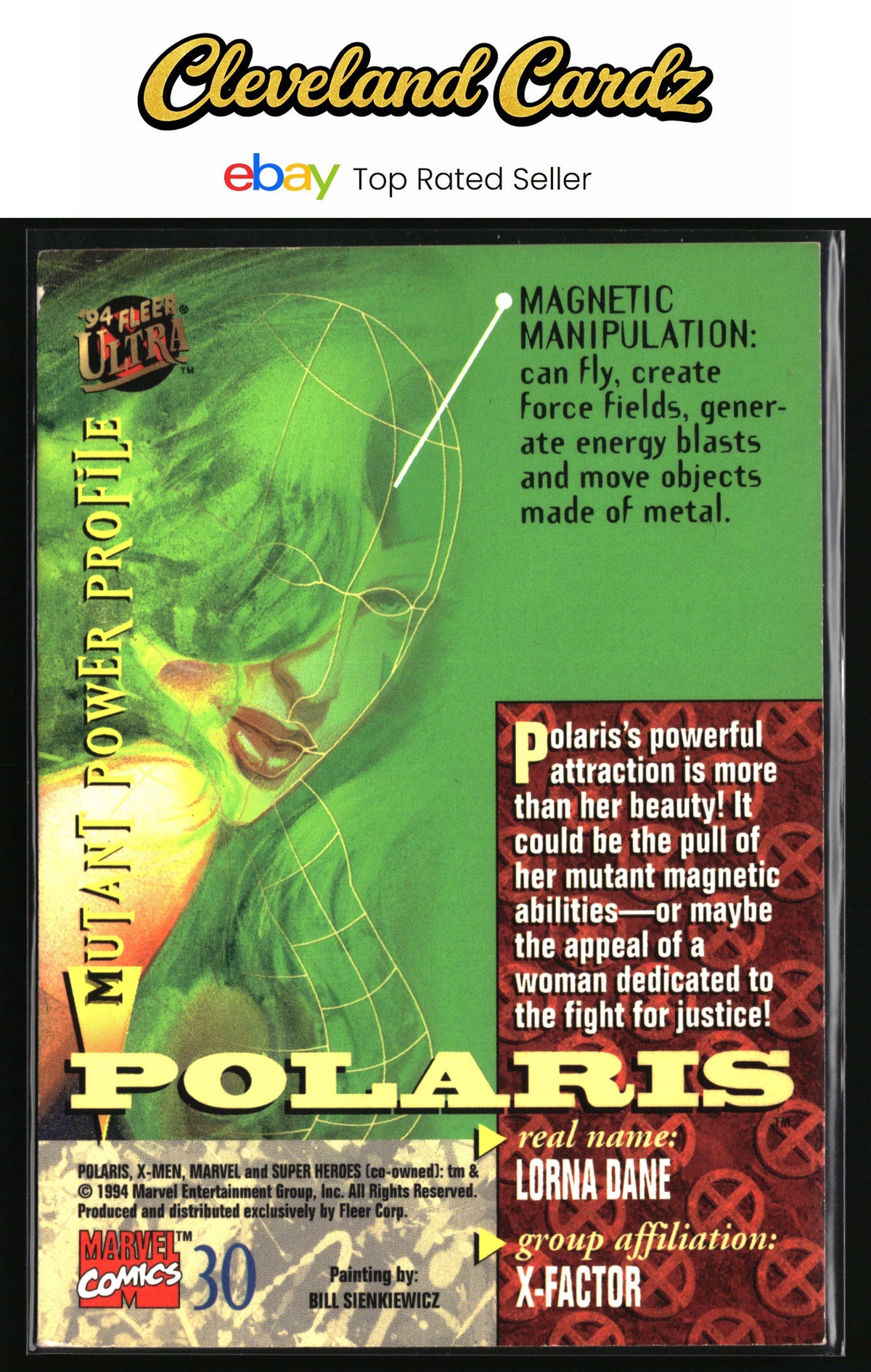 1994 Ultra X-Men #30 Polaris