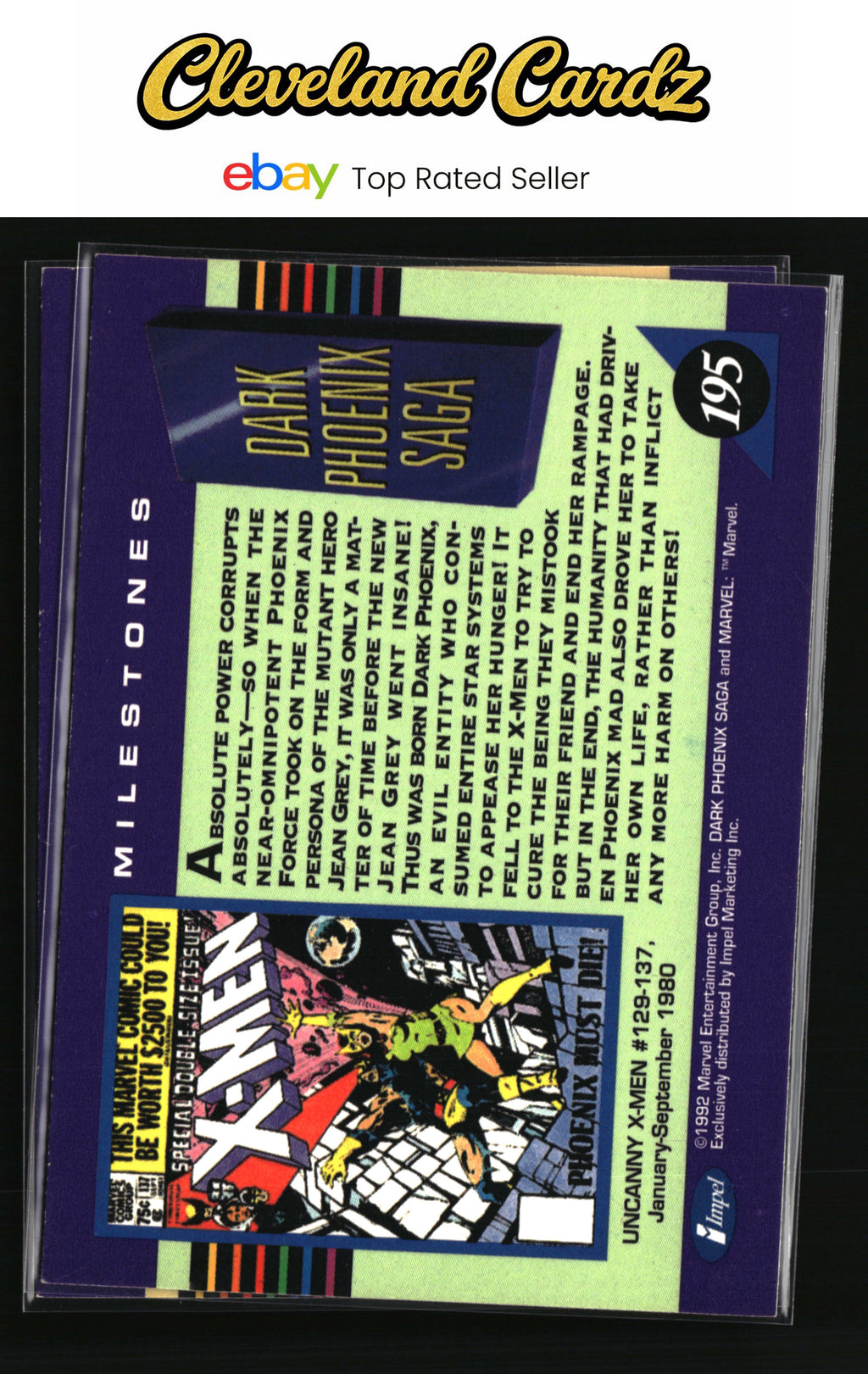 1992 Impel Marvel Universe #198 Fall of the Kingpin