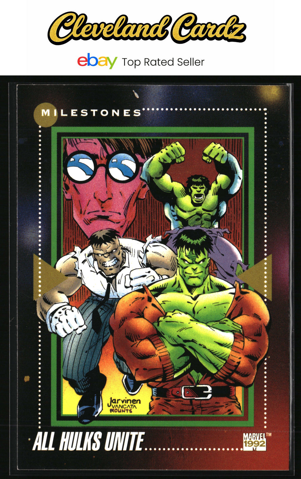 1992 Impel Marvel Universe #194 All Hulks Unite