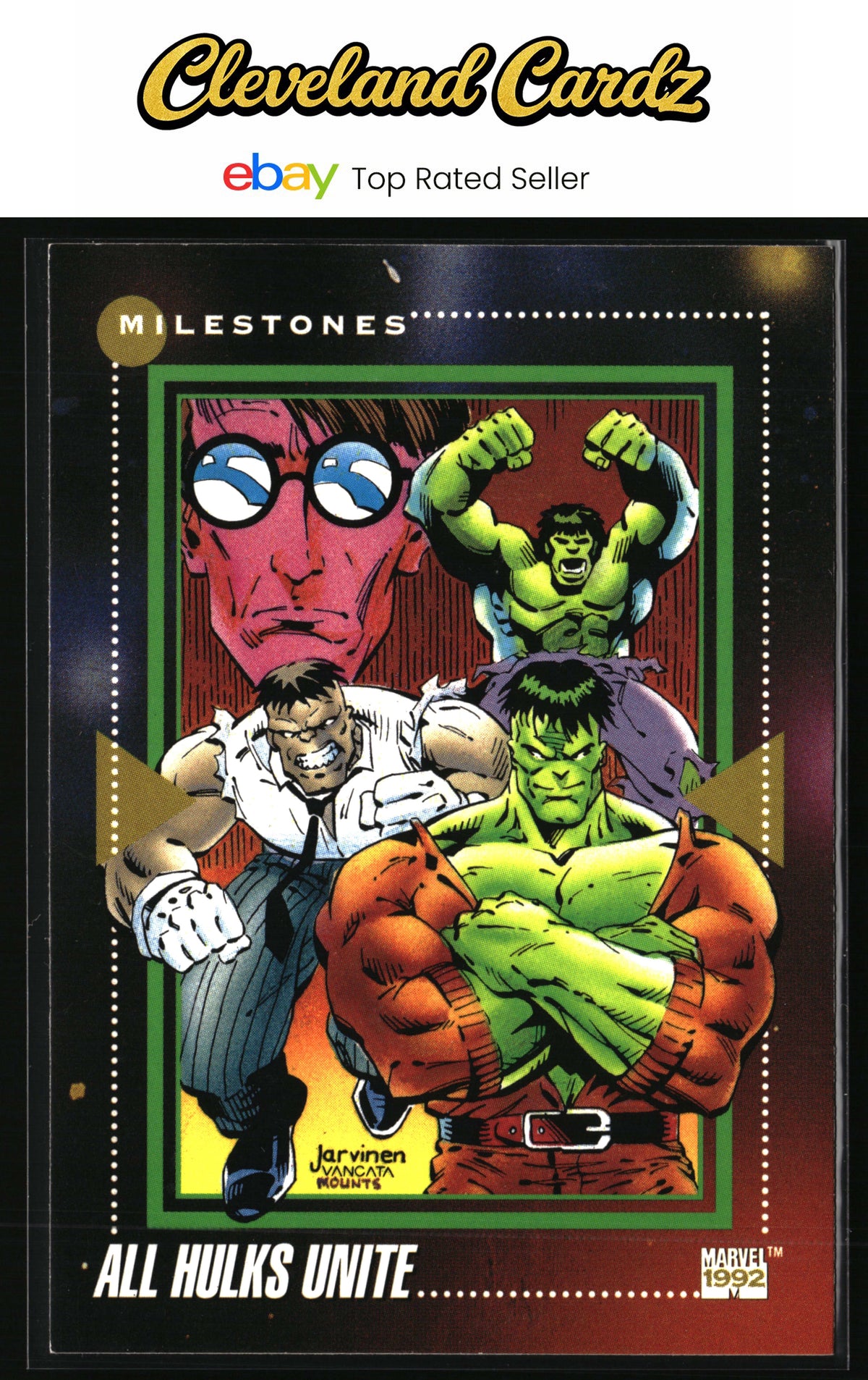 1992 Impel Marvel Universe #194 All Hulks Unite