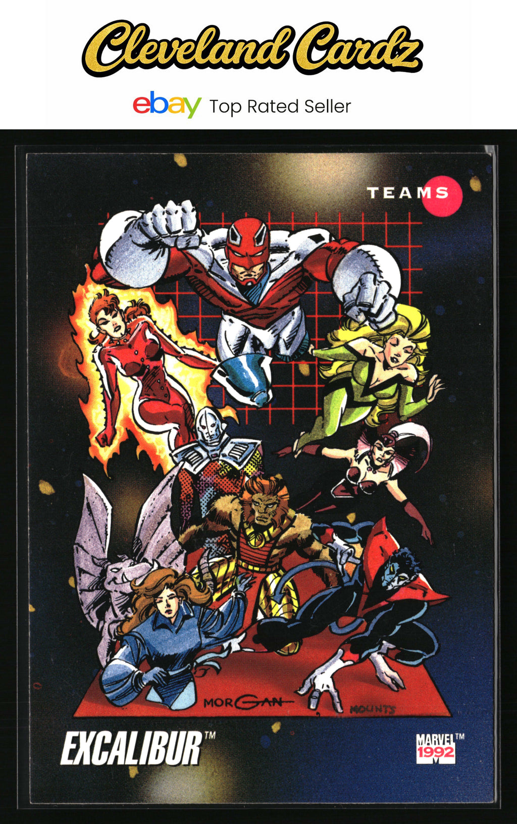 1992 Impel Marvel Universe #180 Excalibur