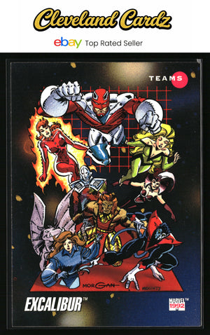 1992 Impel Marvel Universe #180 Excalibur