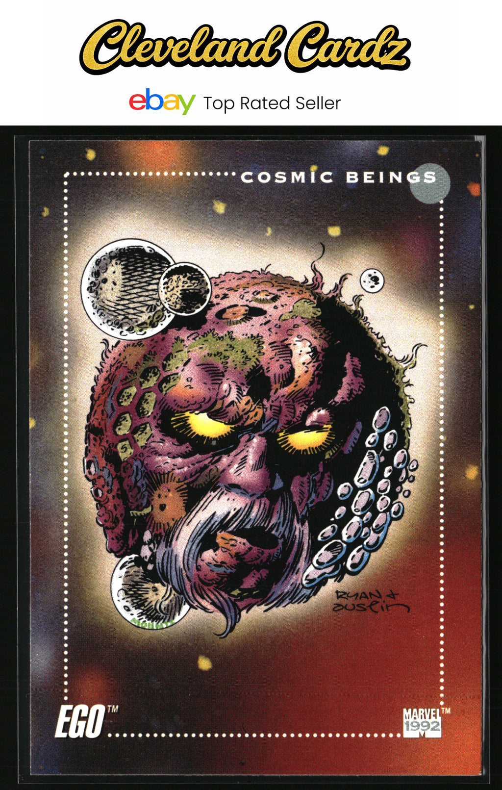 1992 Impel Marvel Universe #154 Ego