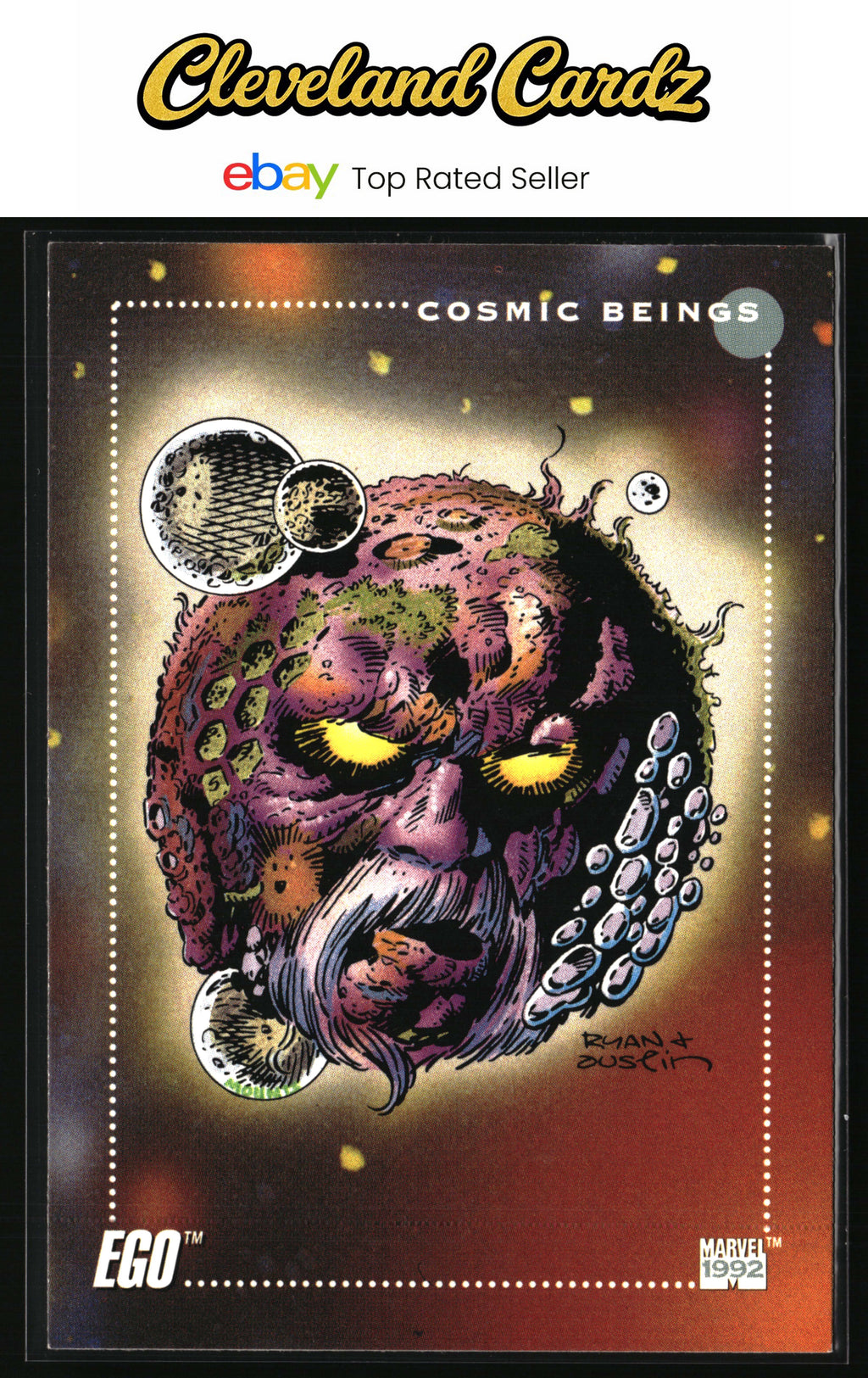 1992 Impel Marvel Universe #154 Ego
