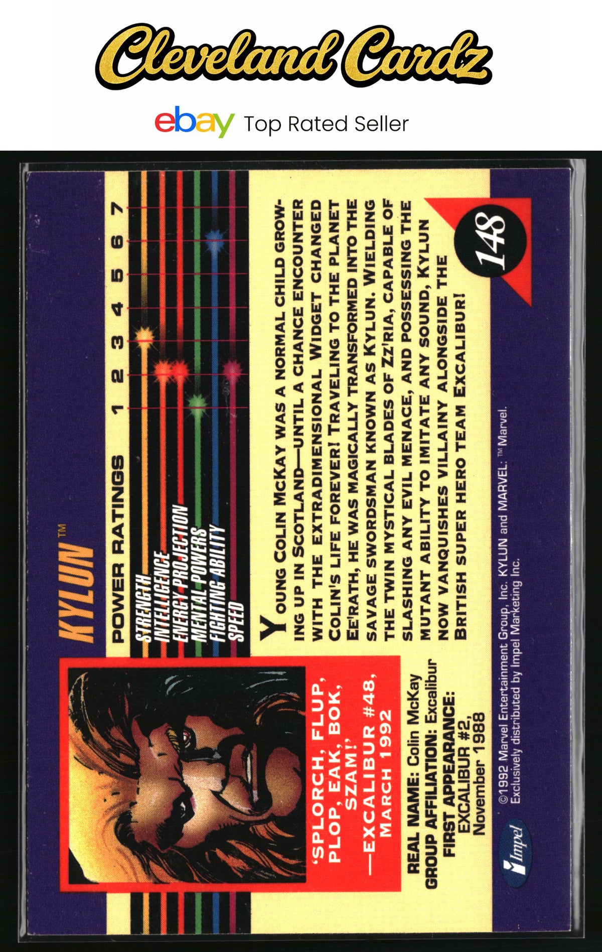 1992 Impel Marvel Universe #148 Kylun