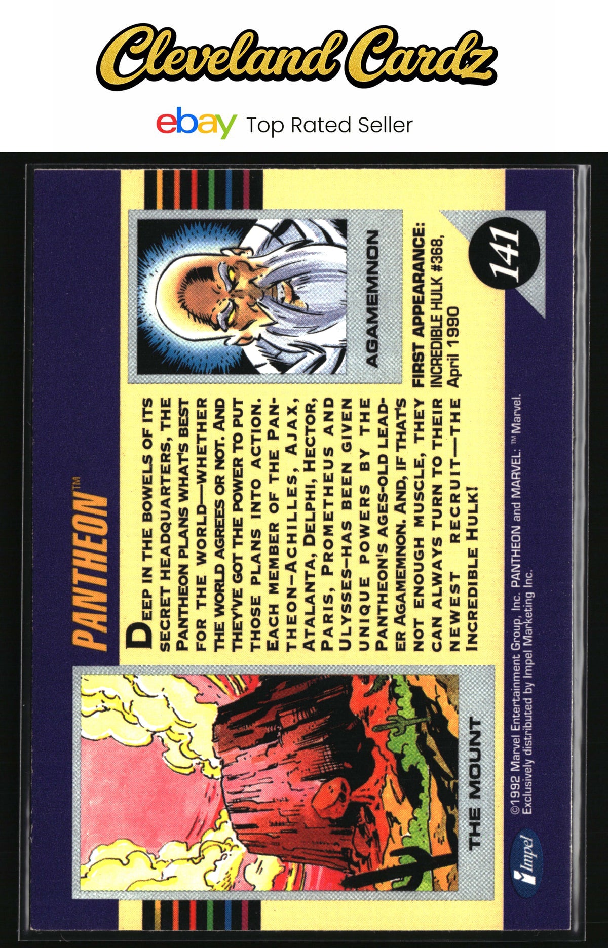 1992 Impel Marvel Universe #141 Pantheon