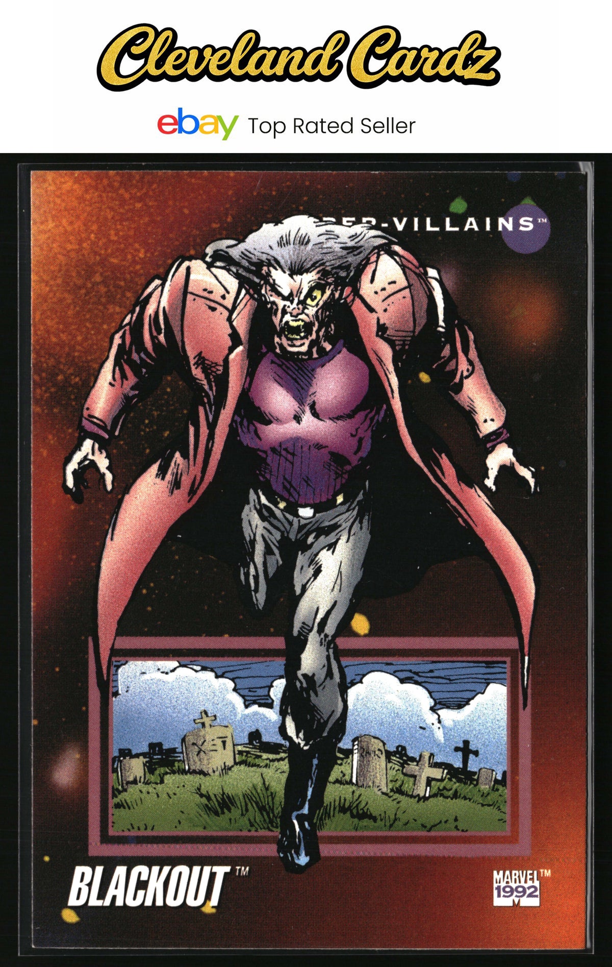 1992 Impel Marvel Universe #140 Blackout