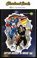 1992 Impel Marvel Universe #80 Captain America and Nomad
